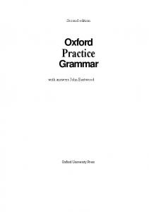 oxford english grammar pdf